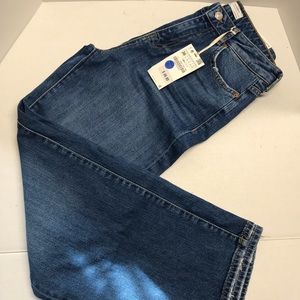Zara Women’s Denim Blue Mid Rise Boot Leg Jeans